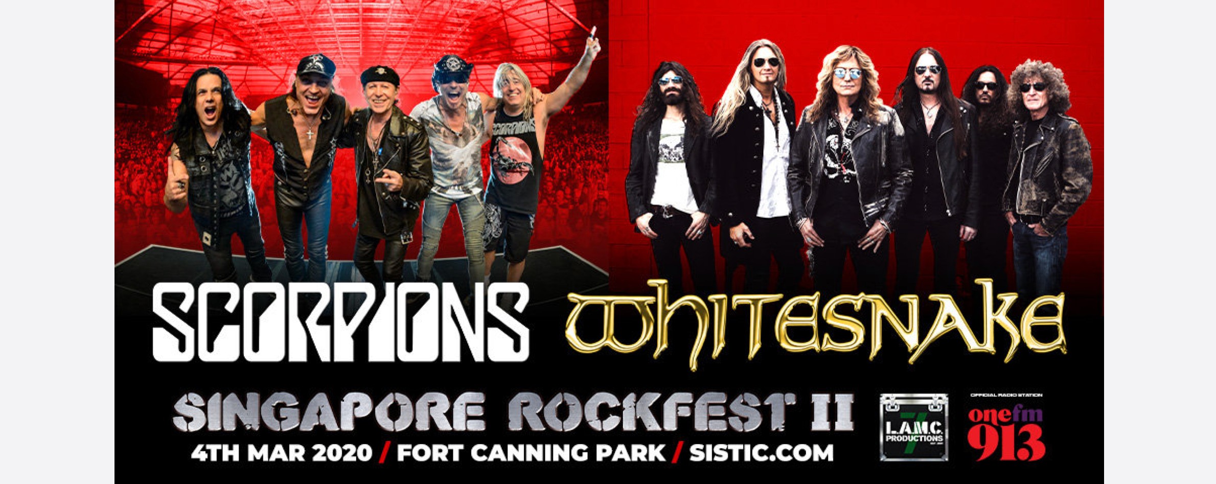 Singapore Rockfest II: Scorpions and Whitesnake